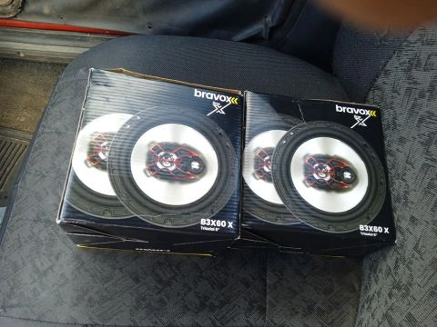 Kit de Alto Falantes Bravox B3X60 Triaxial 6 polegadas