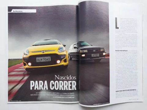 Fiat Uno Turbo x Punto Tjet - Revista Auto Esporte