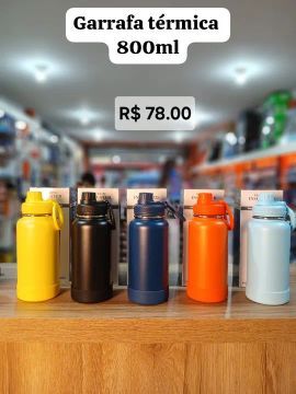 Garrafa Térmica 800ml - Acampamento