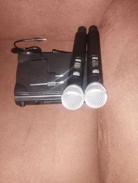 Microfone Duplo Sem Fio MXT