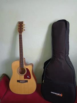 Violão acústico e elétrico Eagles CH889nt