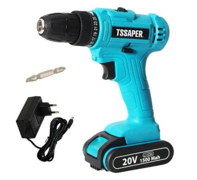Furadeira e Parafusadeira 20V Tssaper