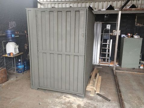 Container depósito de obra 2#1.50 em Aço Barato