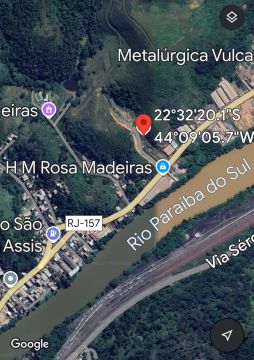 Terreno 363 m2 para galpão Ano Bom Barra Mansa 