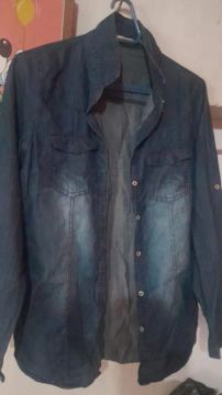 Camisa Jeans Masculina