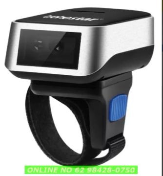 Leitor Código De Barras Qr Code De Dedo Portátil Bluetooth