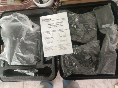2 microfone sem fio para cabeça,com o receptor e maleta,semi novo