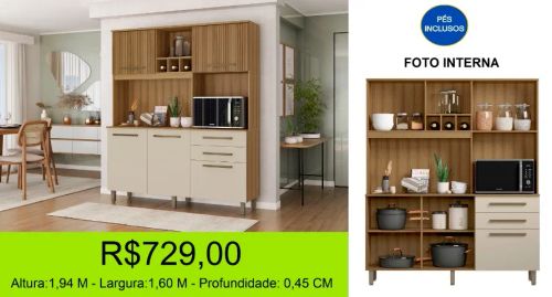armario de cozinha  1,60 aproveite 