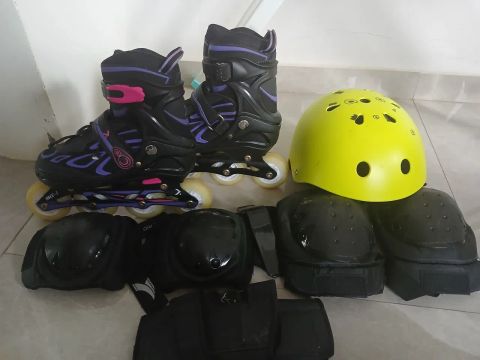 Kit Patins Completo - Segurança e Estilo!