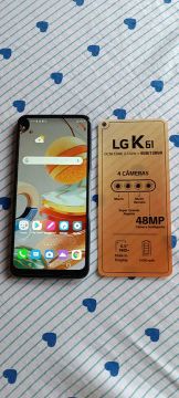 LG K61 - 4 Câmeras - 48MP - Tela 6.5 FHD+ - 4GB RAM - 128GB