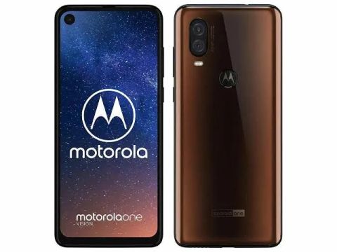 Motorola One Vision usado em estado de novo.