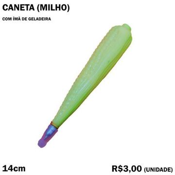 Caneta e Ímã de Geladeira Milho