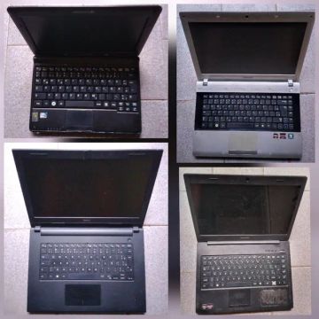 Notebooks e notebooks para retirada de peças