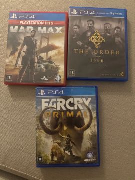 Farcry, Mad Max, The Order 1886 ps4