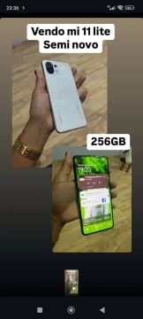Xiaomi Mi 11 Lite 5G 256GB Semi Novo aceito cartão 