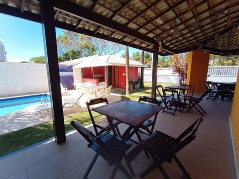 Quartos mobiliados, Stella Mares, frente  Resort Catussaba, 