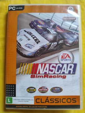 PC CD ROM Nascar Sim Racing + brinde DVD ROM PC resident evil 4.0 recomeço