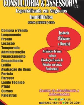 AVALIAÇÃO DE IMÓVEIS 