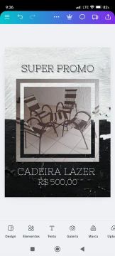 Cadeiras de Lazer - Super Promoção!