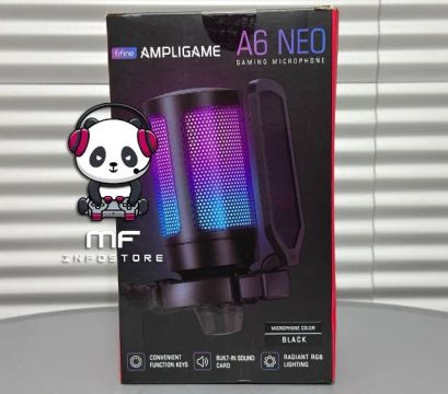 Microfone Gamer Fifine A6NEO RGB - Novo