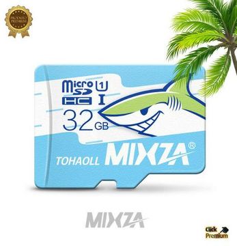 Cartão de Memória 32 GB Micro SD Mixza Ocean - Classe 10 + 3 Brindes