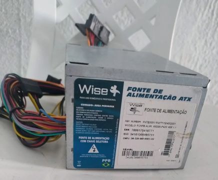Fonte de Alimentação Wise WS200-P42S 200W