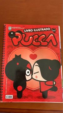Álbum de figurinhas pucca