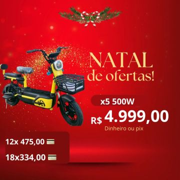 Scooter Elétrica - Natal de Ofertas!