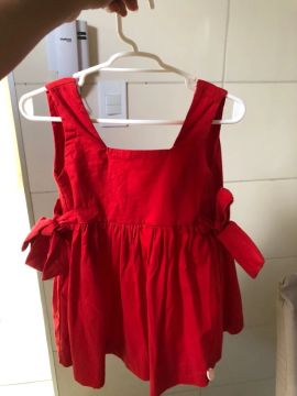 Vestido Vermelho Infantil
