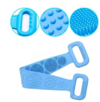Faixa esfoliadora massageadora esponja de silicone 