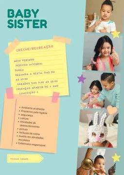 Creche Baby Sister - Conforto e cuidado para o seu bebê!
