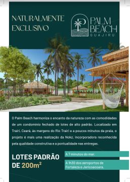 Lançamento Do Loteamento Palm Beach Guajiru Lotes Em Condominio Fechado - Trairi - Ce. 6S2