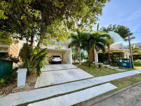 Casa com 4 dormitórios para alugar, 400 m² por R$ 16.000,00/mês - Alphaville Fortaleza - F