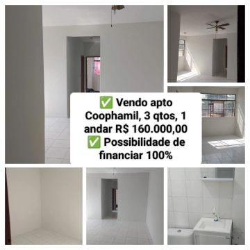 Apto Coophamil possib financiar 100%