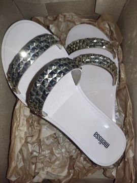 Sandália Melissa Dourada Bling 