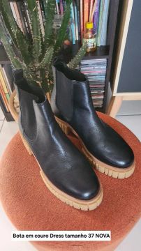 Bota em couro Dress To NOVA