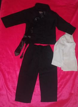 Conjunto Social Bebê - Preto e Branco