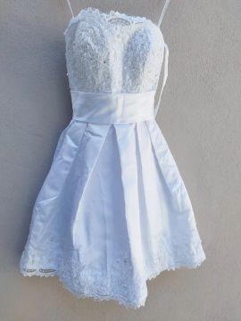 VESTIDO DE NOIVA CURTO - DELICADO & MODERNO (NOVOS!) 