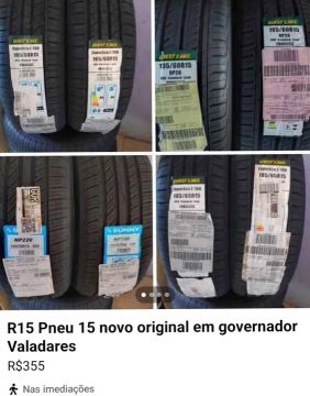 Pneu R15 