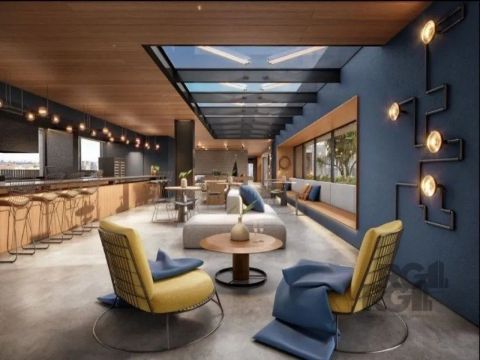 o Cidade Baixa - Loft com 27,69m² localizado na Rua José do Patrocínio, próximo a todos os