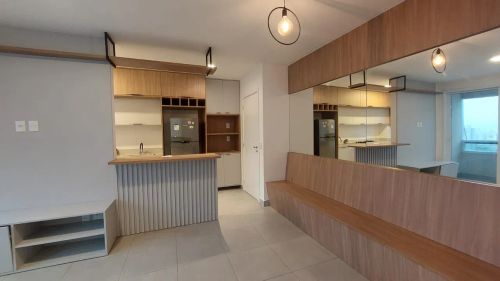Alugo apt Ed.  América Residence semi Mobiliado com 1 qts sendo 1 suite