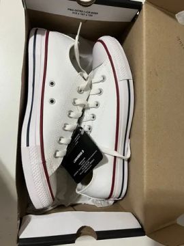 All Star Chuck taylor couro branco original 