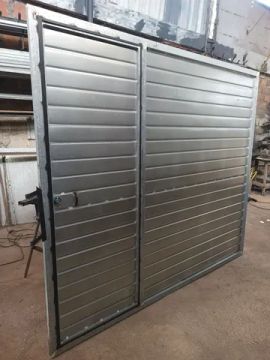 Portão novo GALVANIZADO de correr de 210x240