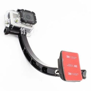Gopro Suporte Braço Extensor Haste Curvo Capacete Go Pro - Manaus AM 