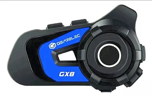 Fone De Ouvido Capacete Moto Gearelec Gx8 8 Riders Rádio Fm - E54