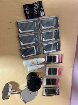 Kit de cílios para aplicação profissional