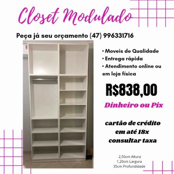 Closet Modulado Branco