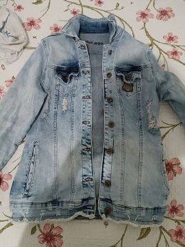 Jaqueta Jeans Feminina - Tamanho G