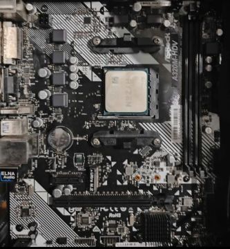 Placa mãe a320m-hdv+Processador ryzen 3 3200g