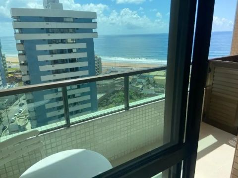 1/4 Jardim Armação com vista mar 